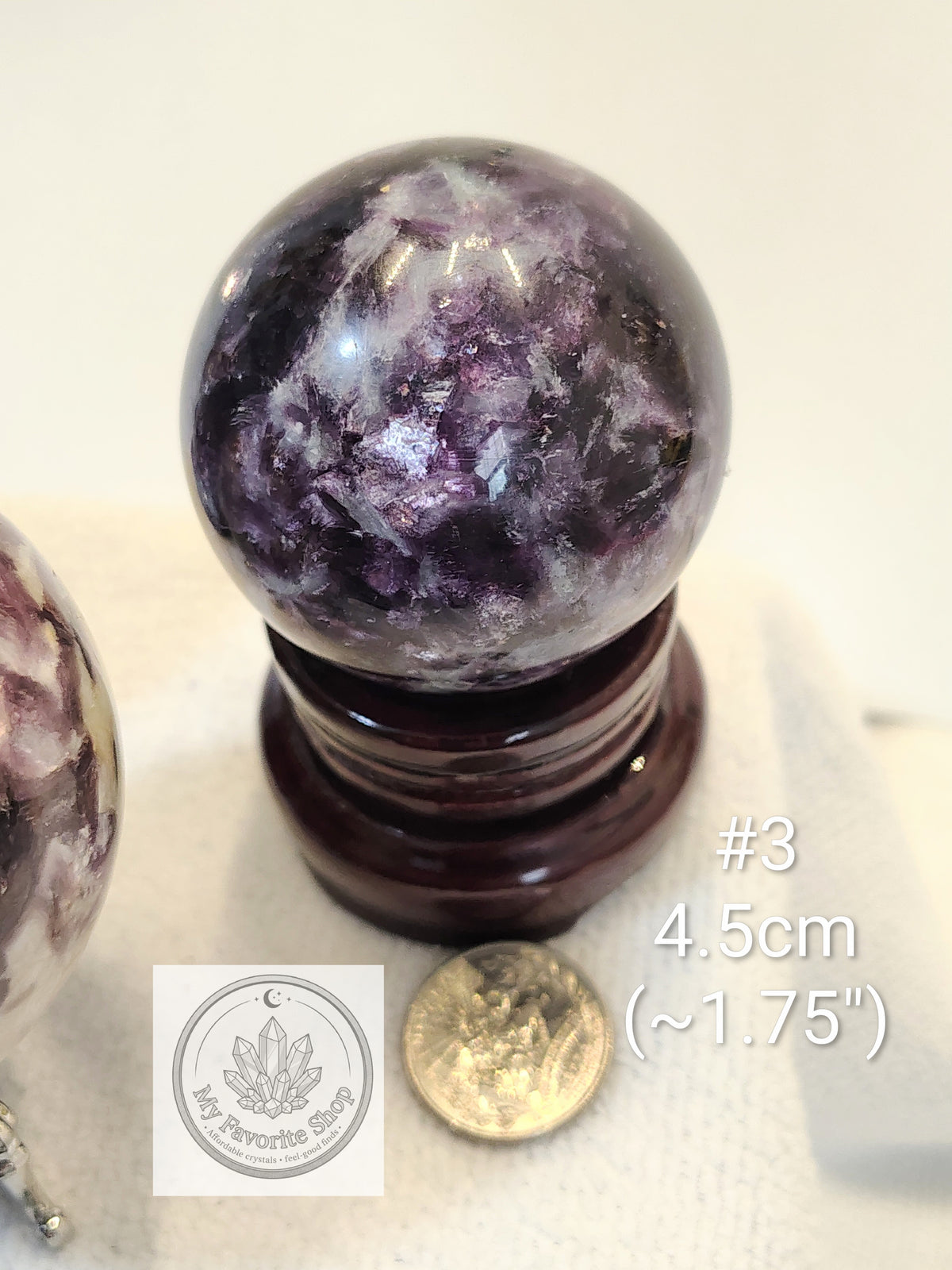 Lepidolite Mica Spheres