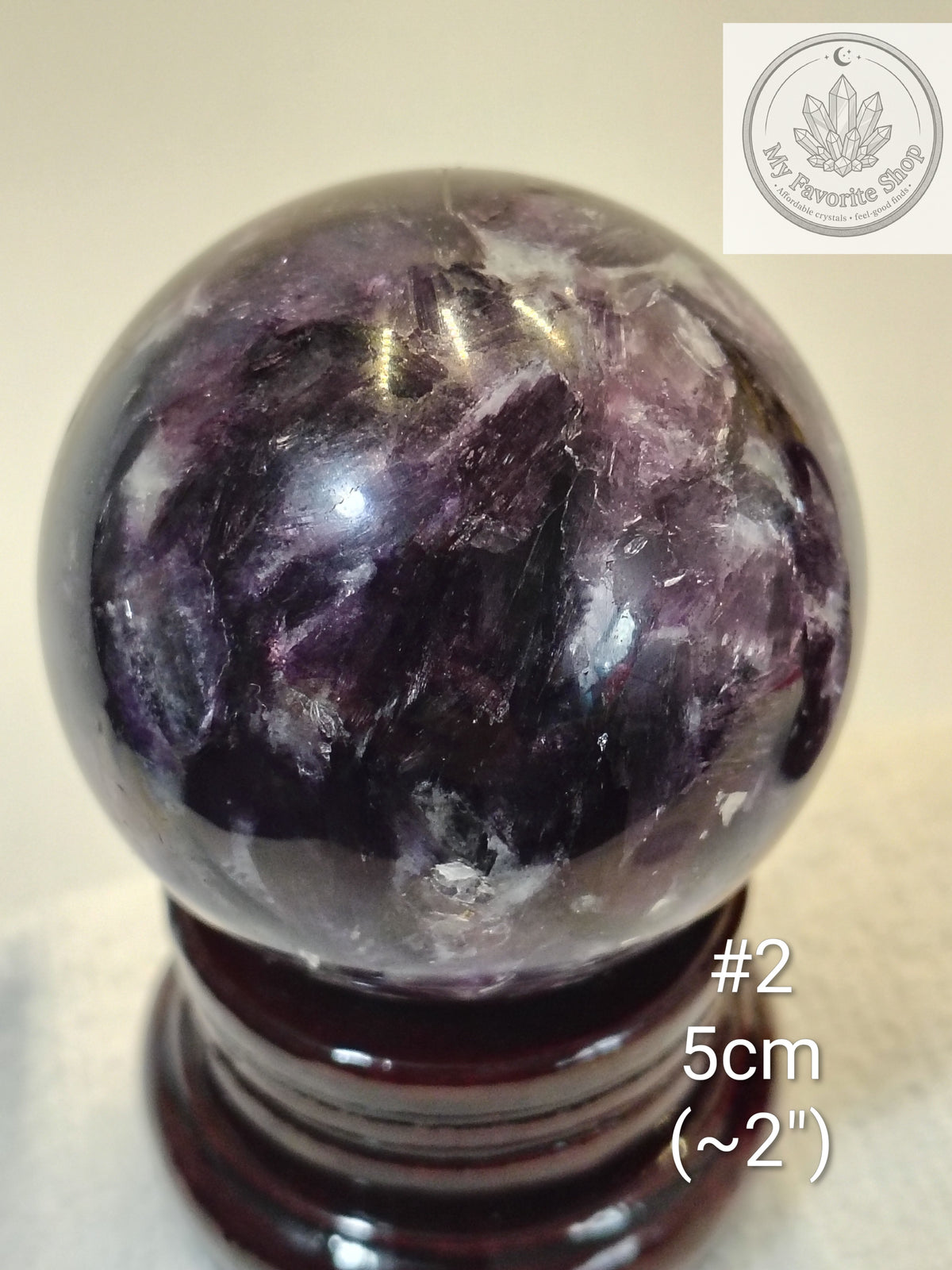 Lepidolite Mica Spheres