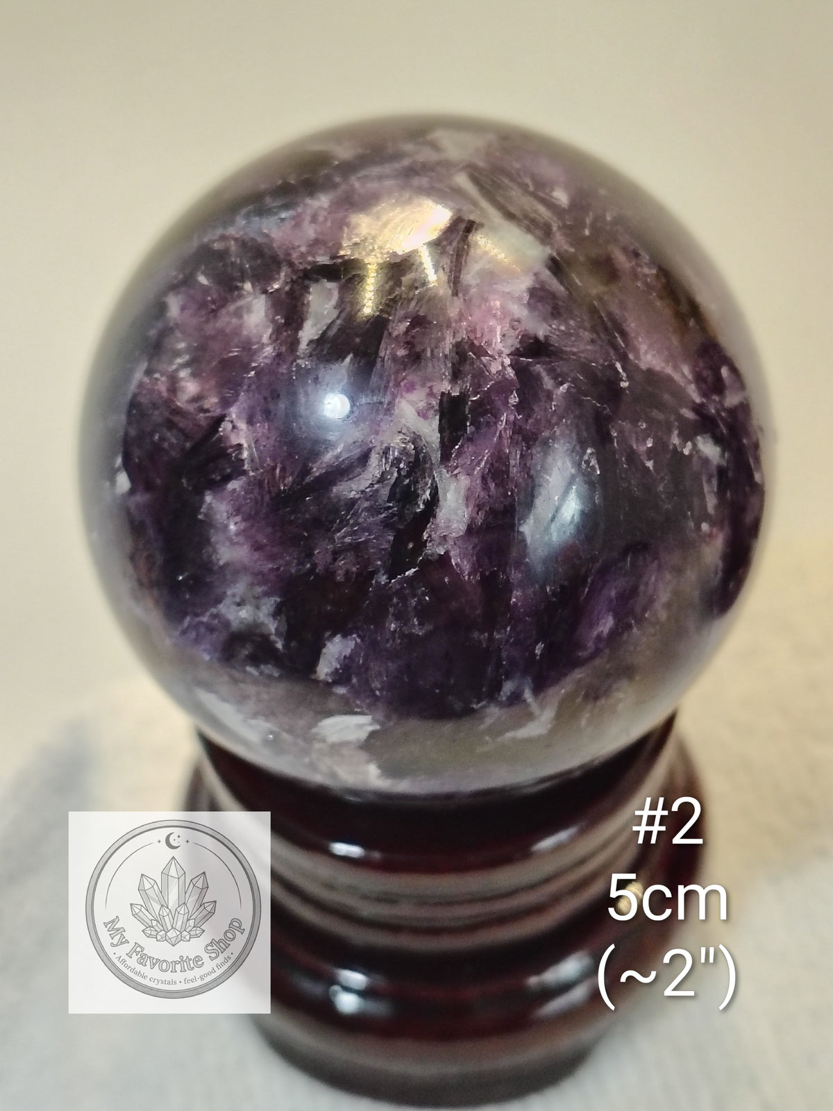 Lepidolite Mica Spheres