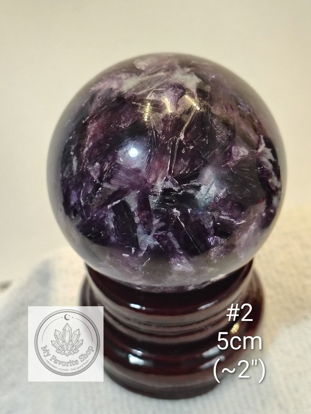 Lepidolite Mica Spheres