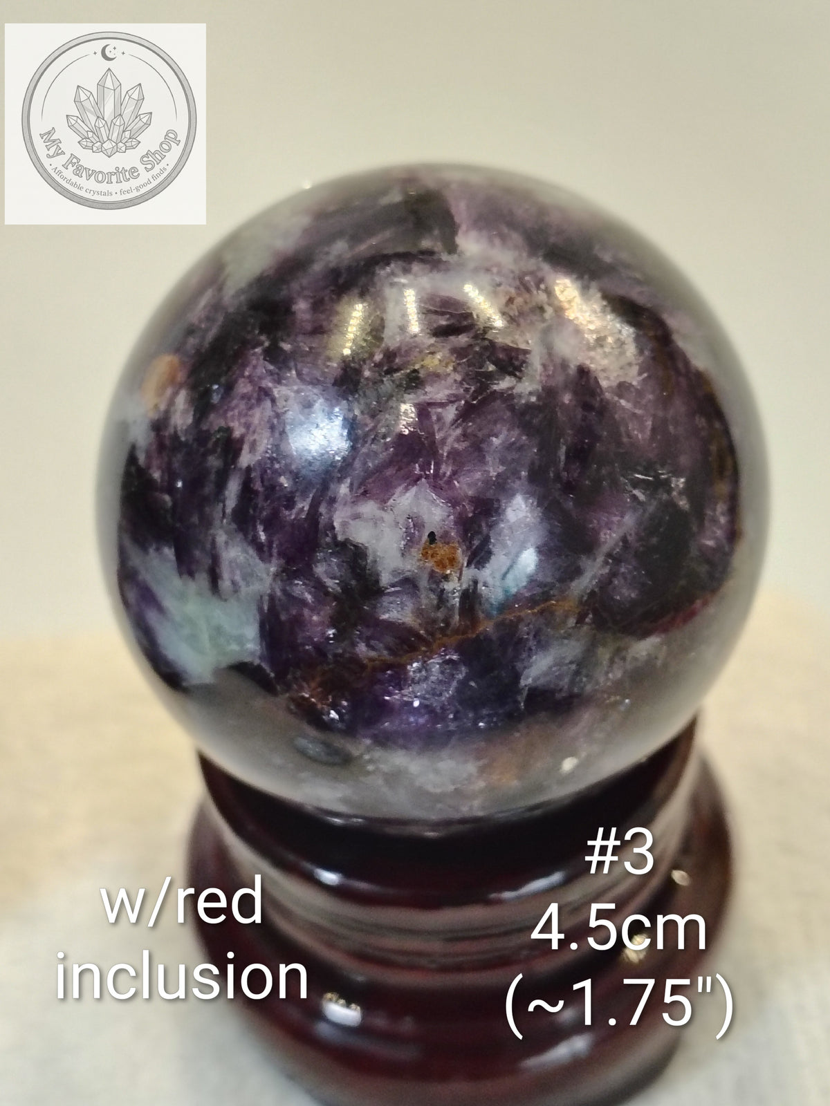 Lepidolite Mica Spheres