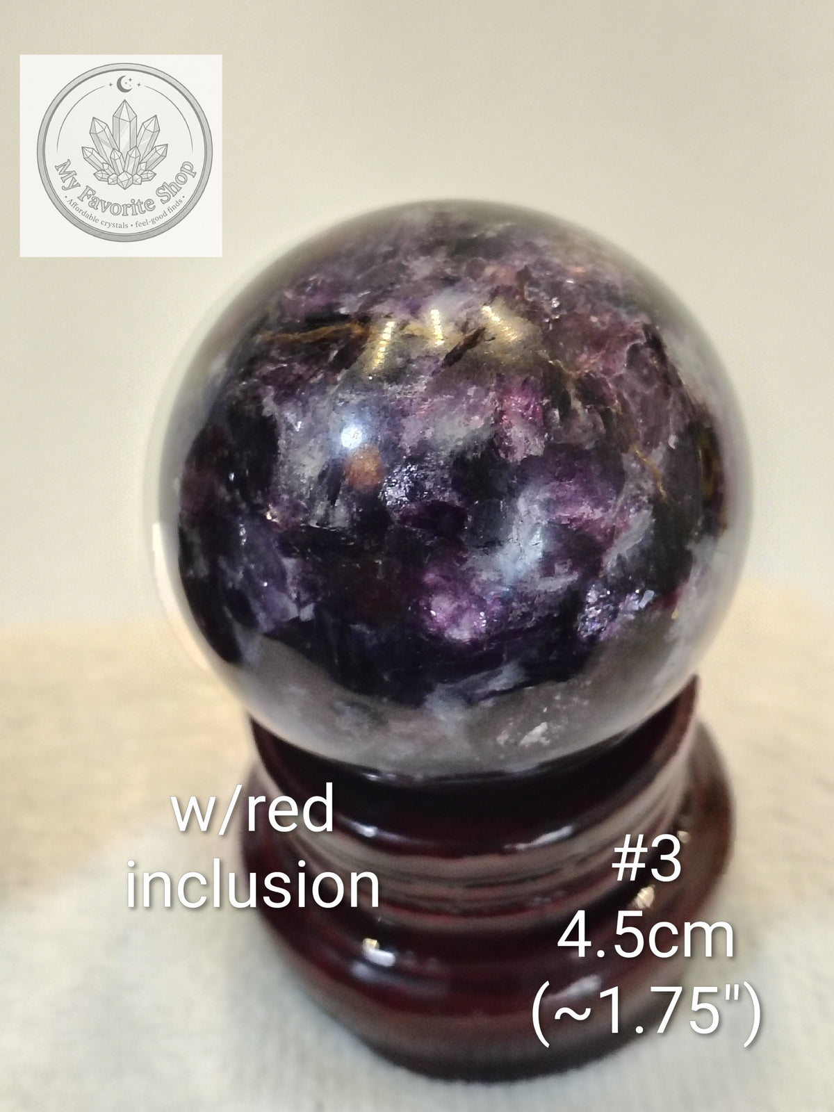 Lepidolite Mica Spheres