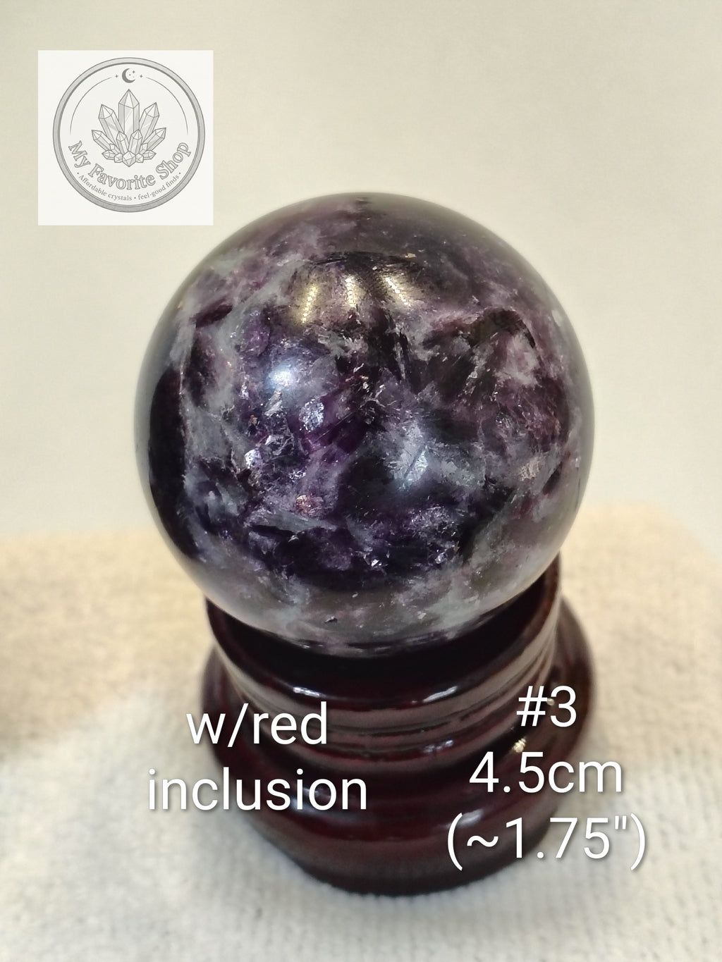 Lepidolite Mica Spheres
