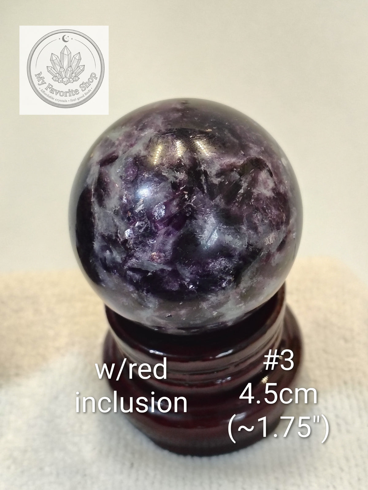 Lepidolite Mica Spheres