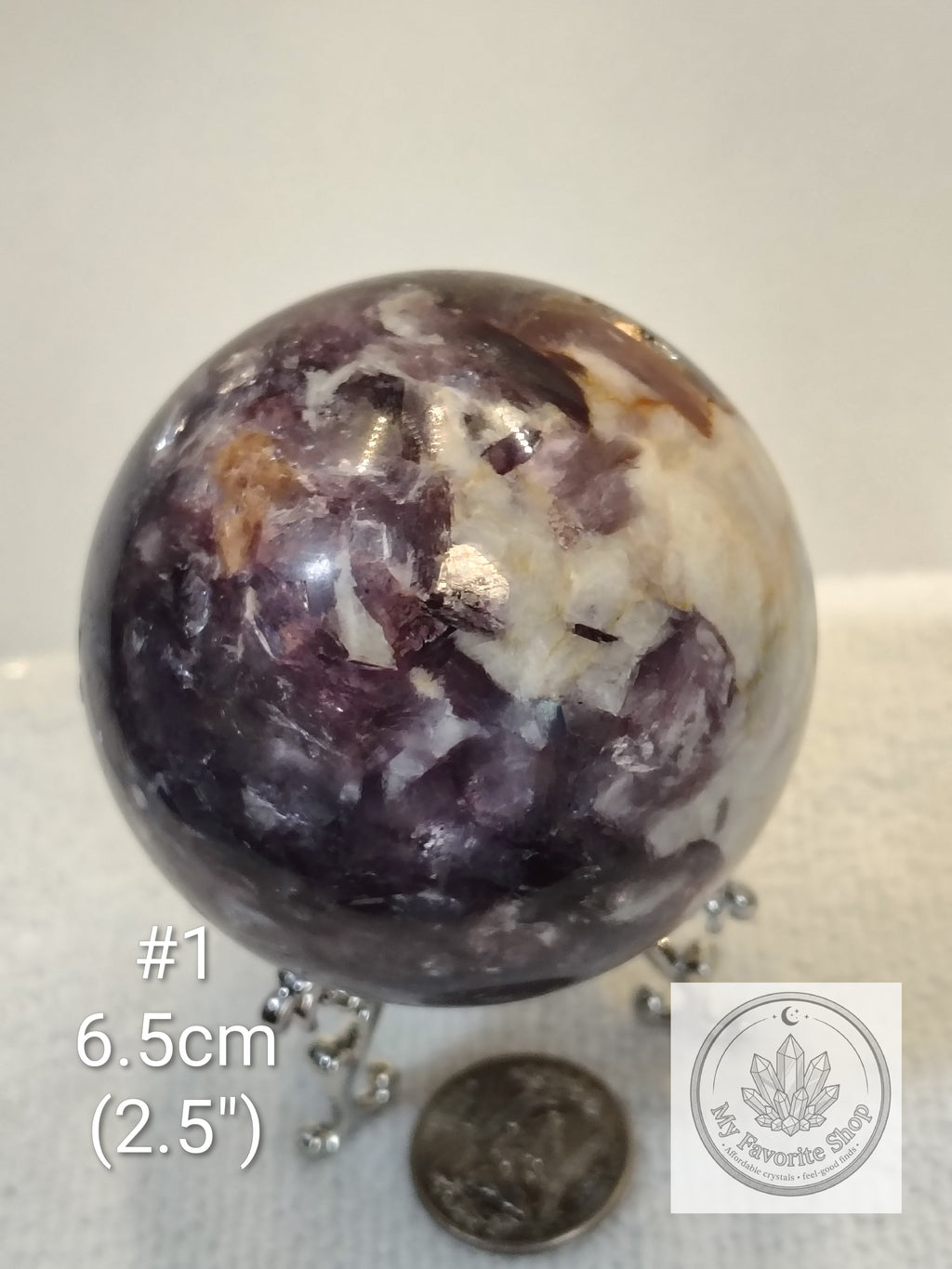 Lepidolite Mica Spheres