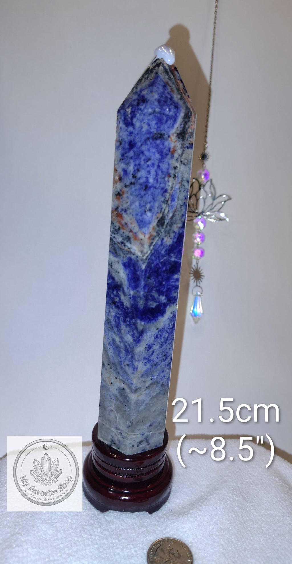Massive Sodalite Statement Tower / Generator