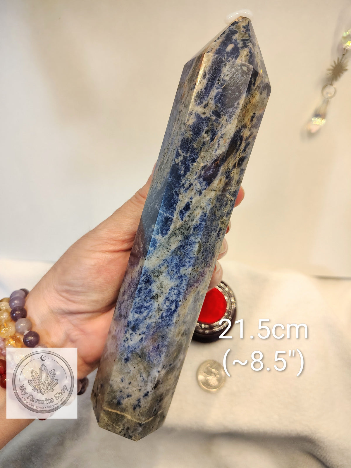 Massive Sodalite Statement Tower / Generator