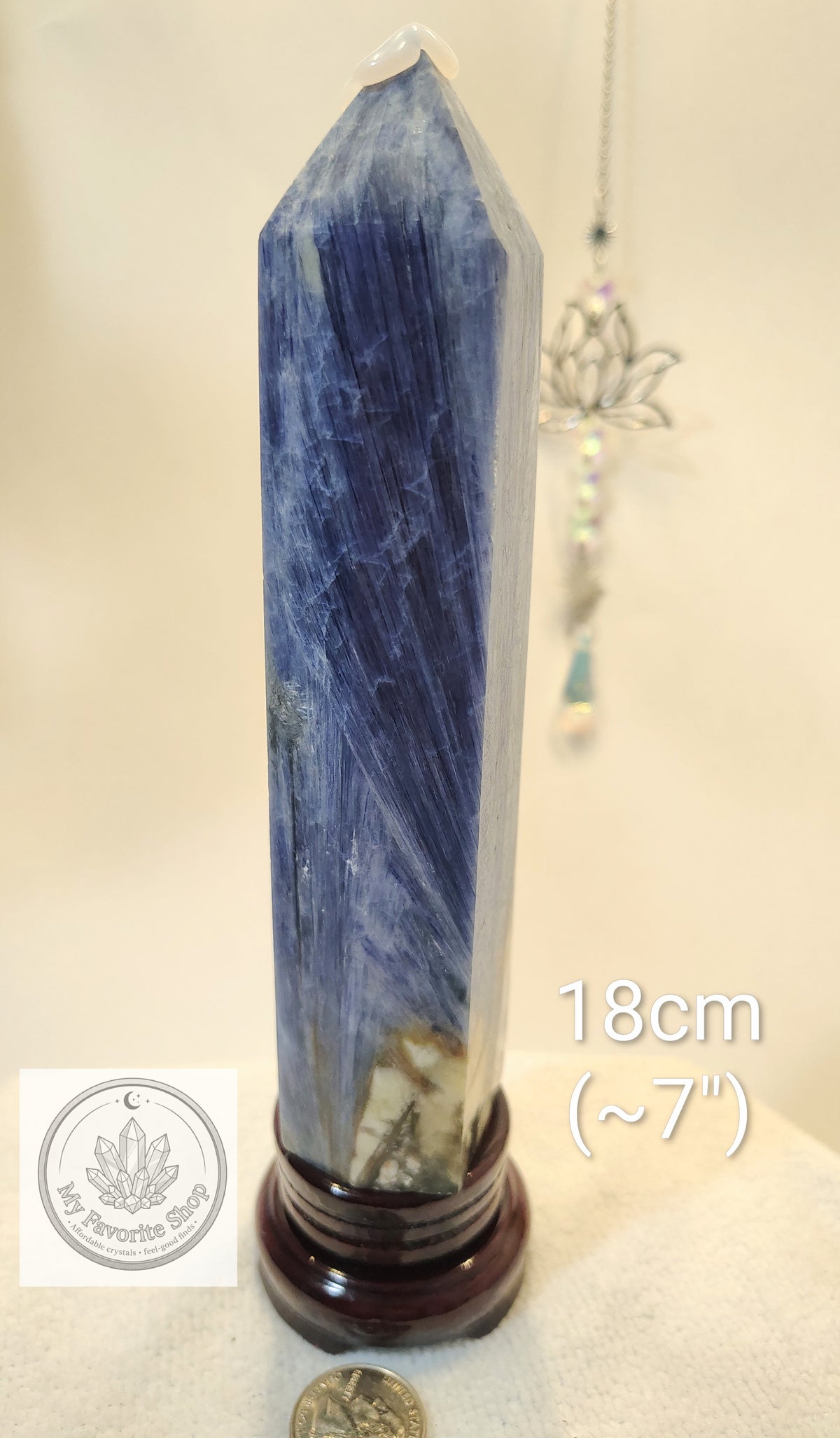 Massive Blue Kyanite Statement Tower