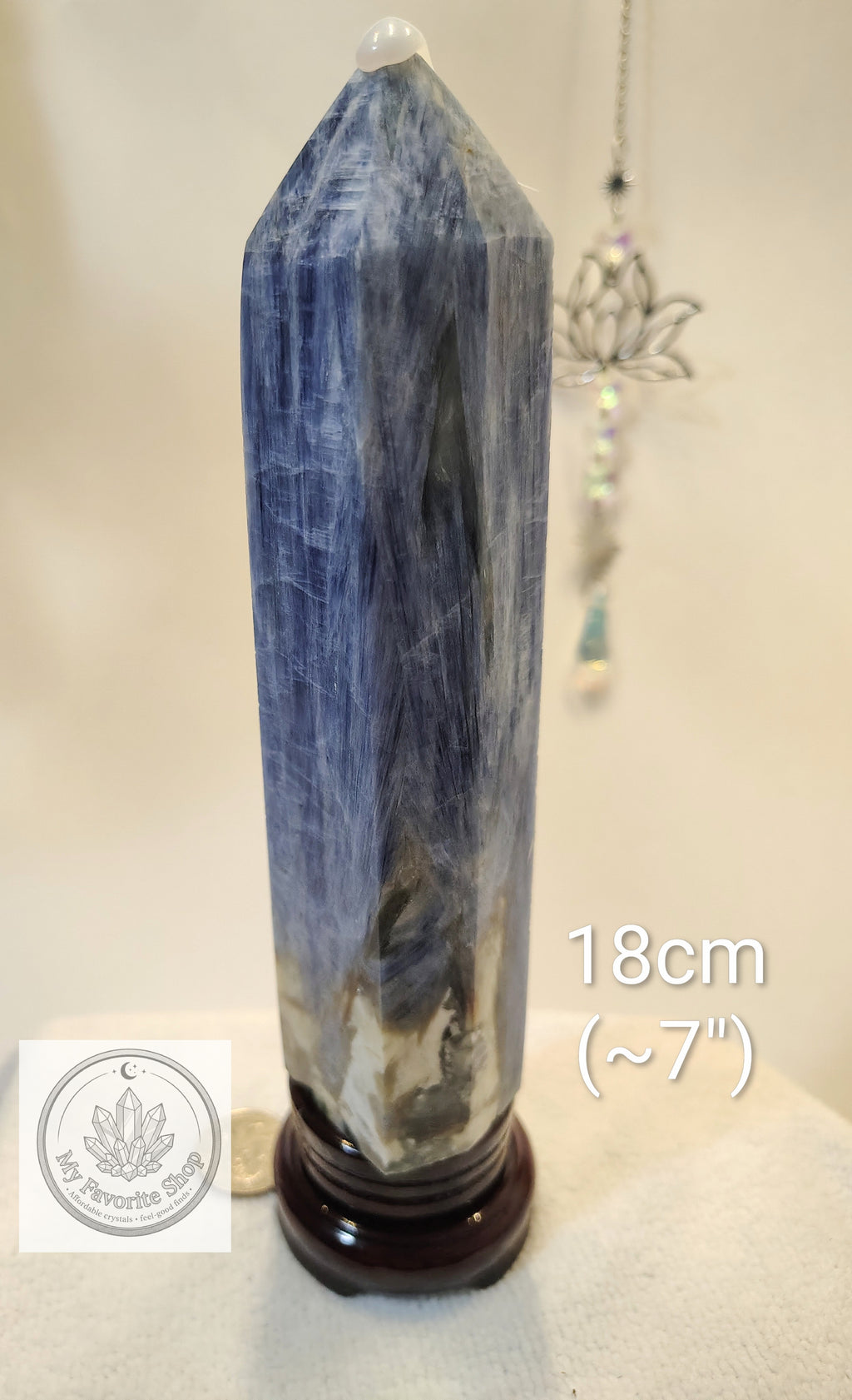Massive Blue Kyanite Statement Tower