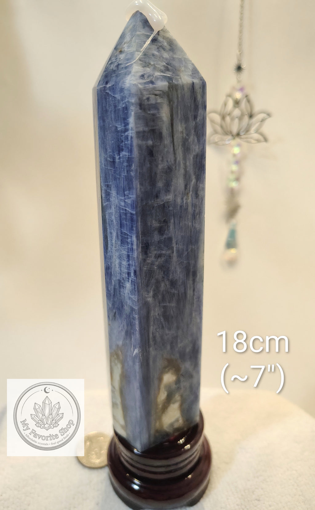 Massive Blue Kyanite Statement Tower