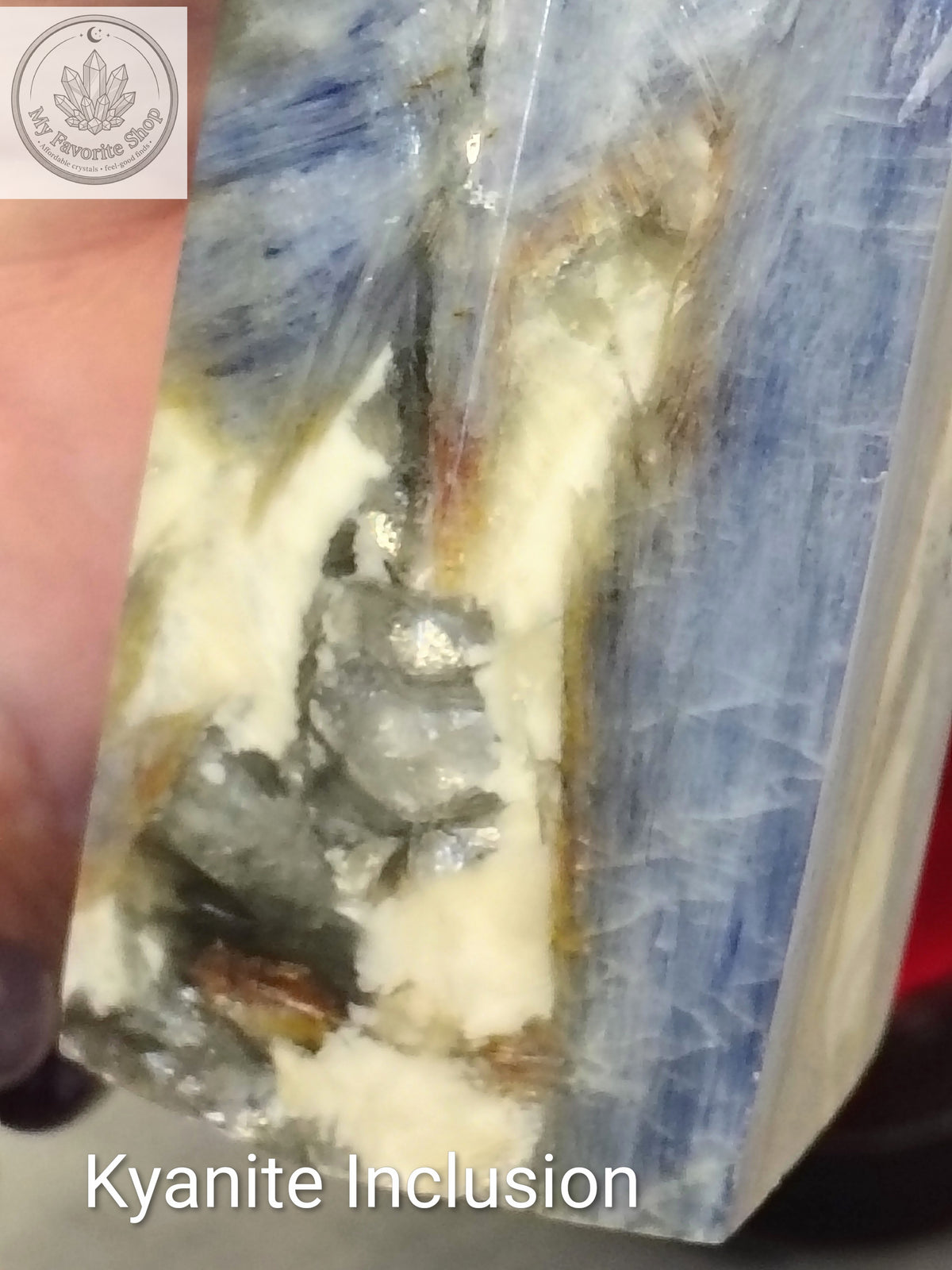 Massive Blue Kyanite Statement Tower