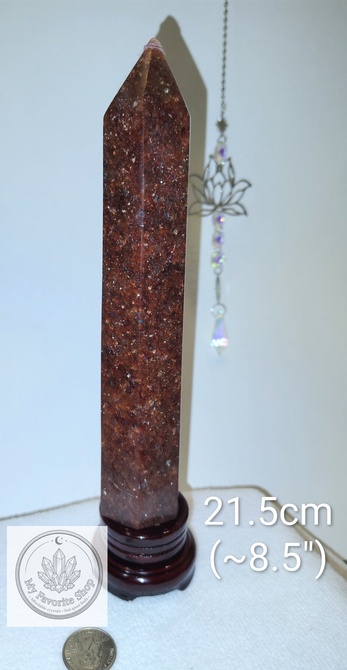 Statement Strawberry Quartz Crystal Tower / Generator