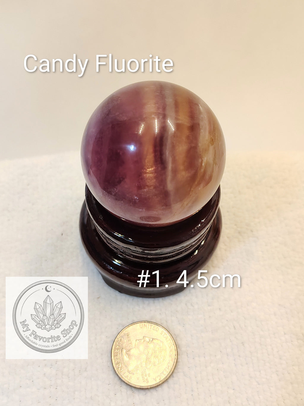Vibrant Candy Fluorite Spheres