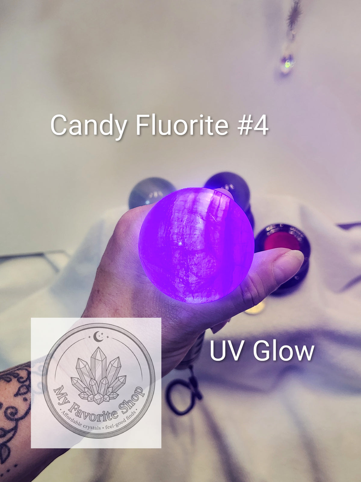 Vibrant Candy Fluorite Spheres