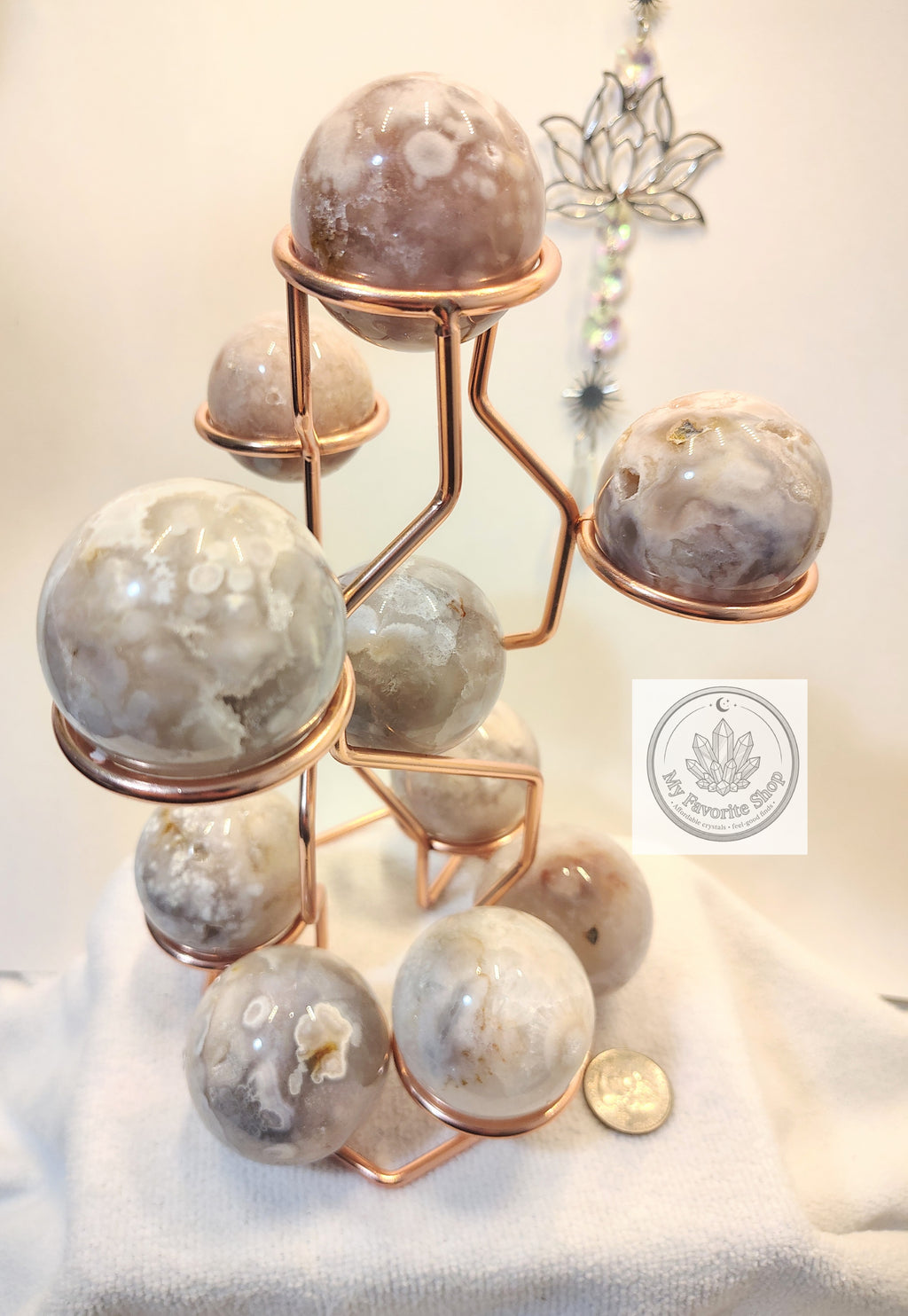 High-Quality Pink Amethyst Spheres – Choose Your Exact Piece