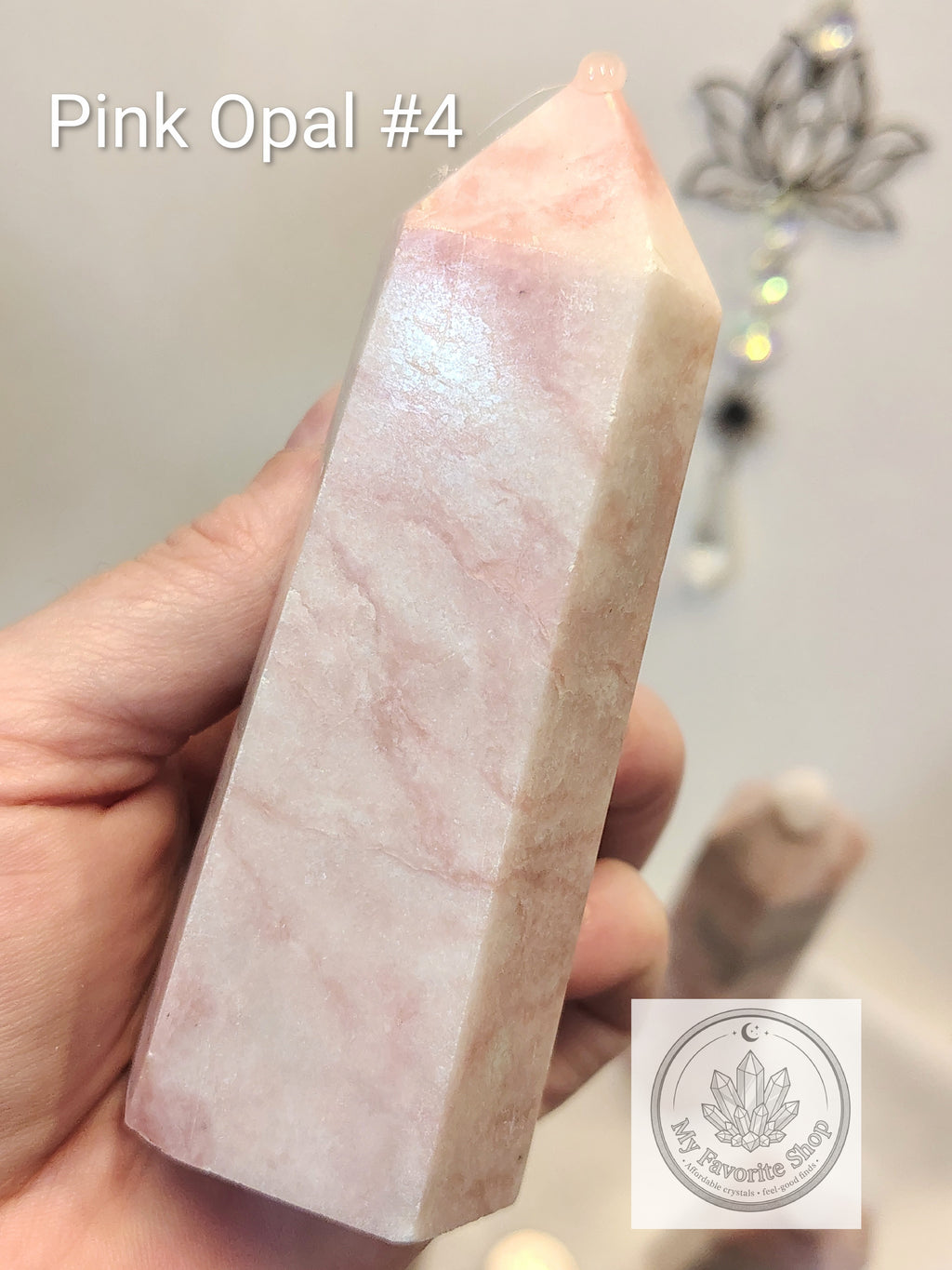 Natural Pink Opal Towers (Choose Your Piece)