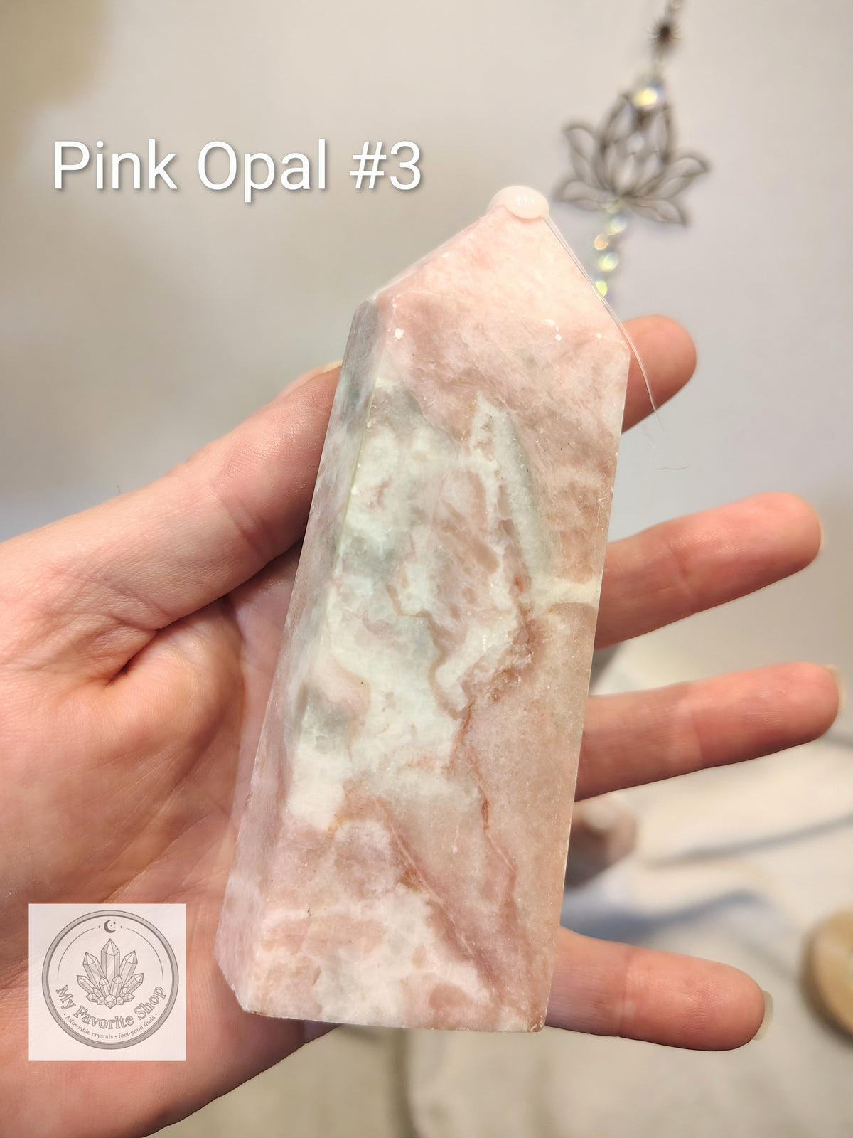 Natural Pink Opal Towers (Choose Your Piece)