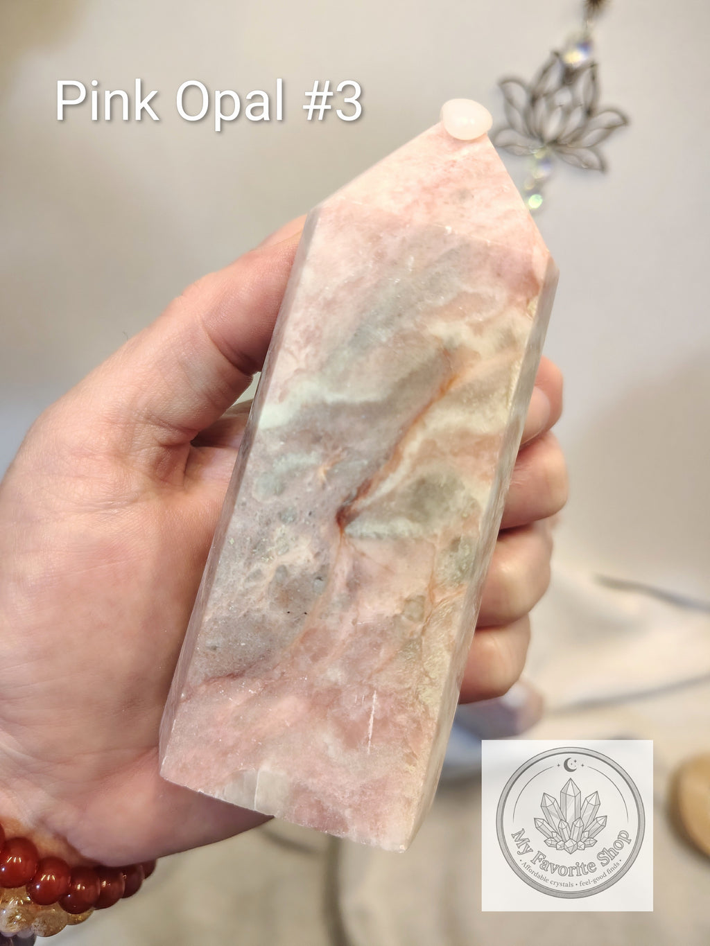 Natural Pink Opal Towers (Choose Your Piece)
