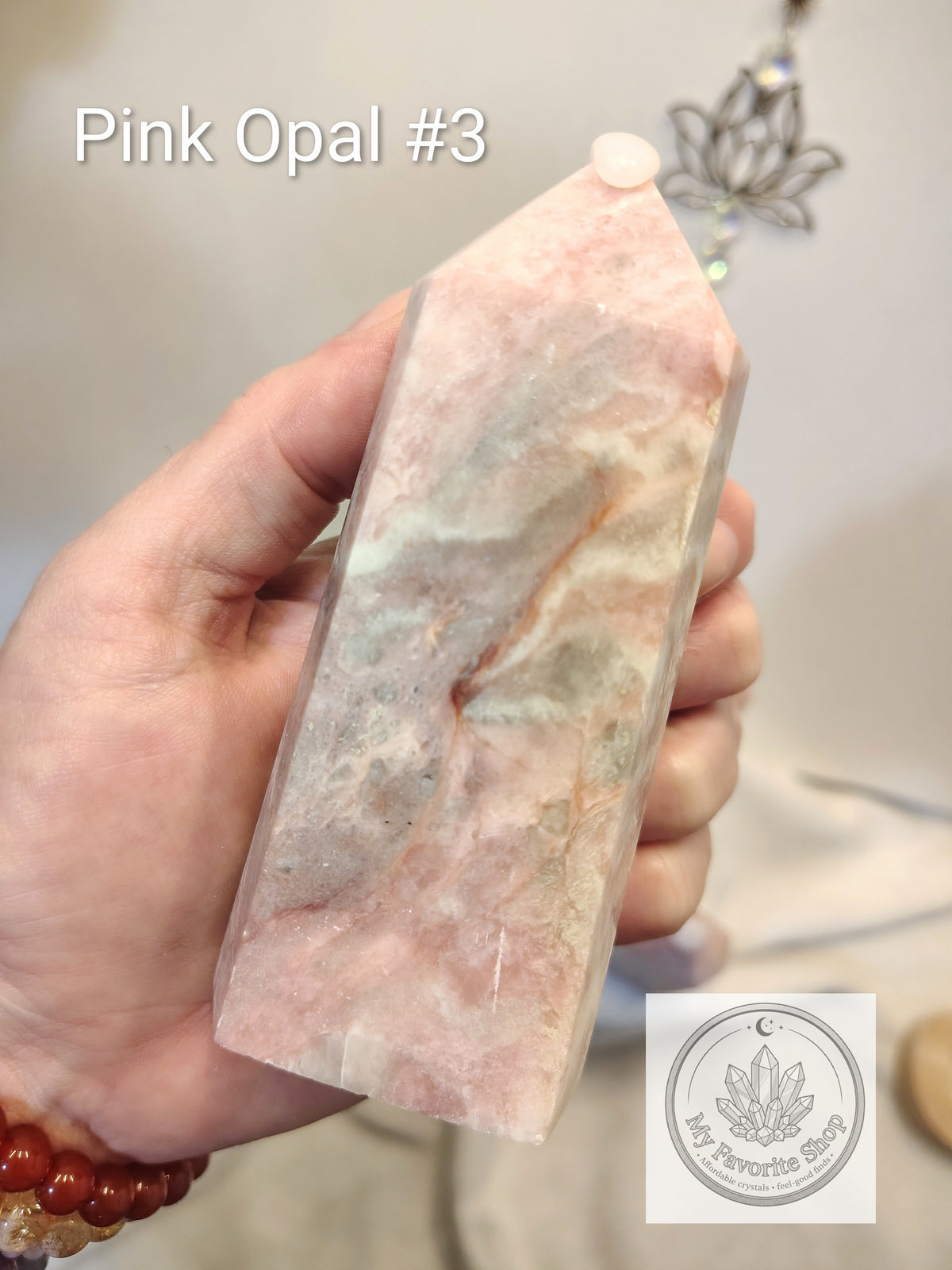 Natural Pink Opal Towers (Choose Your Piece)