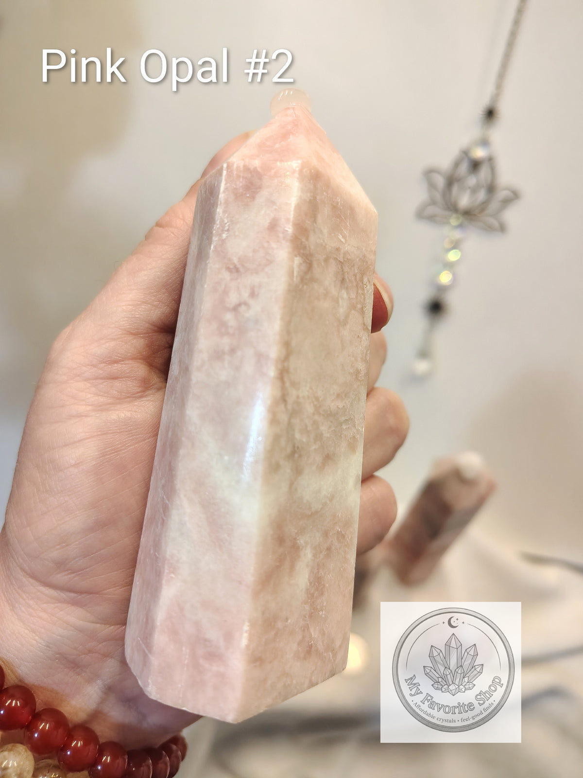 Natural Pink Opal Towers (Choose Your Piece)