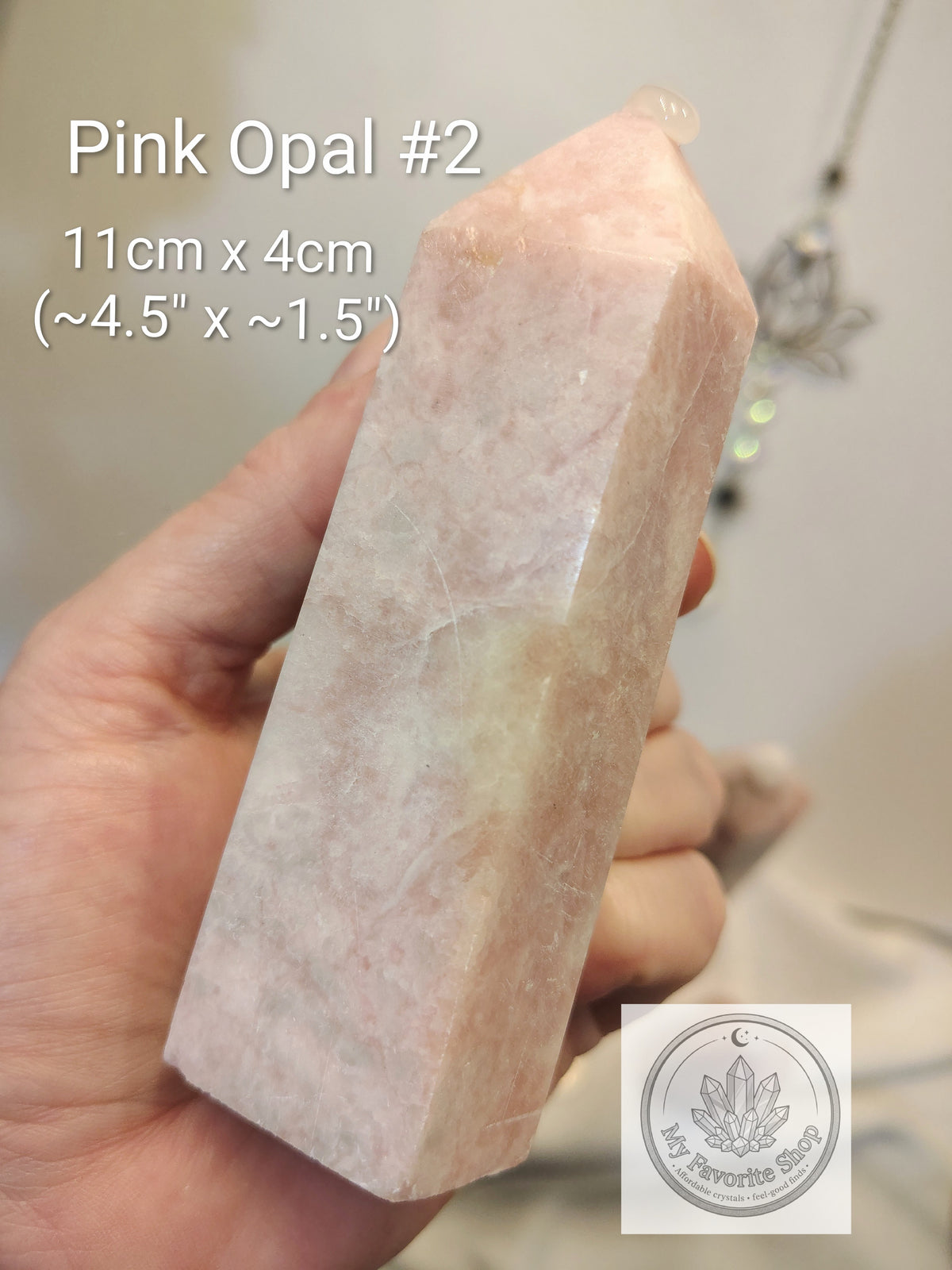 Natural Pink Opal Towers (Choose Your Piece)