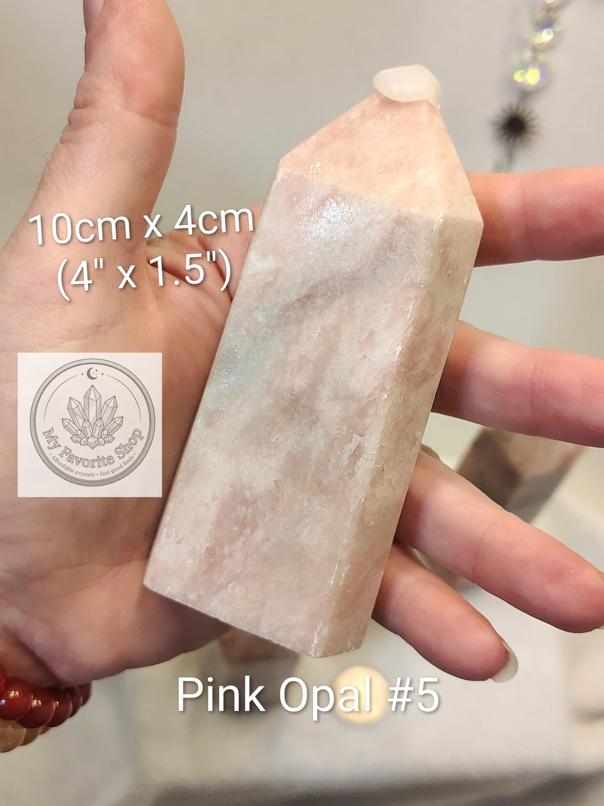 Natural Pink Opal Towers (Choose Your Piece)