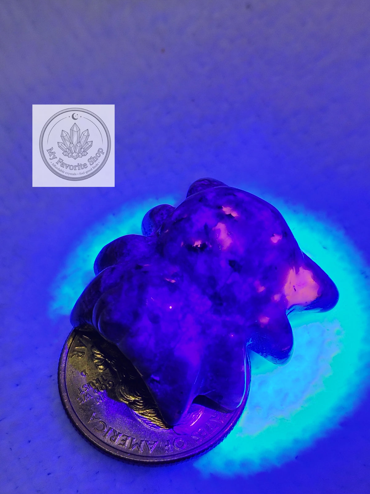 Glowing Web-Weaver: Emberlite Tiny Spider Carving