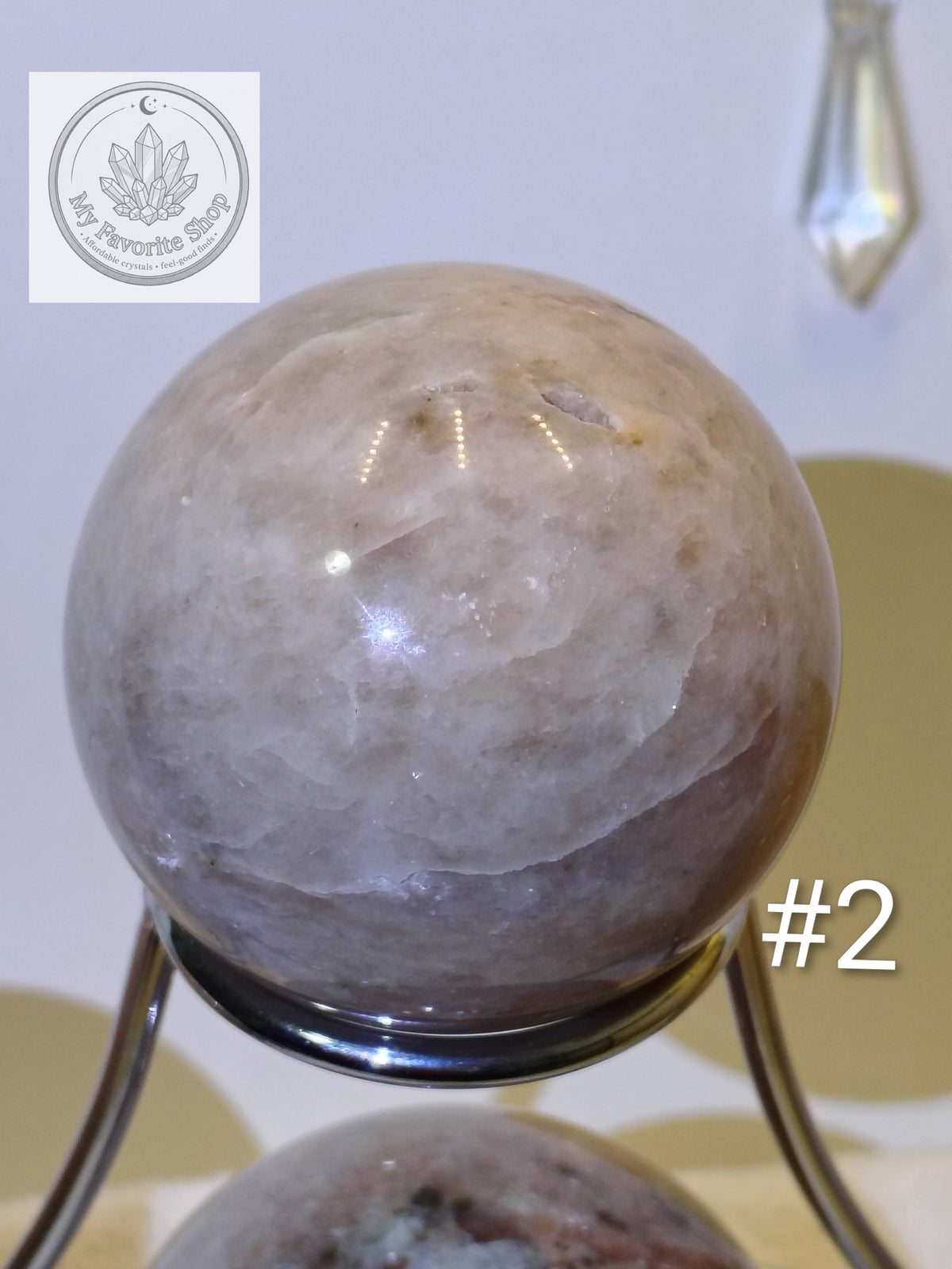 Pink Amethyst Gemstone Spheres
