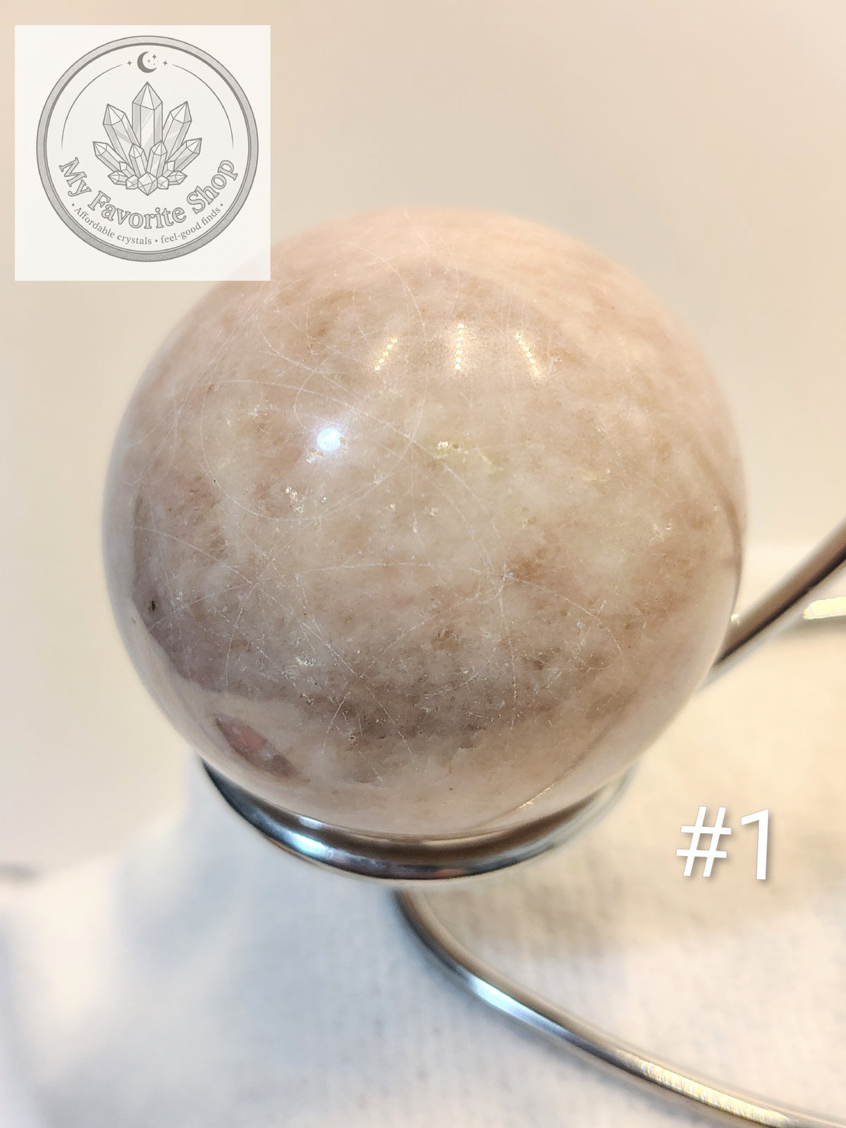 Pink Amethyst Gemstone Spheres