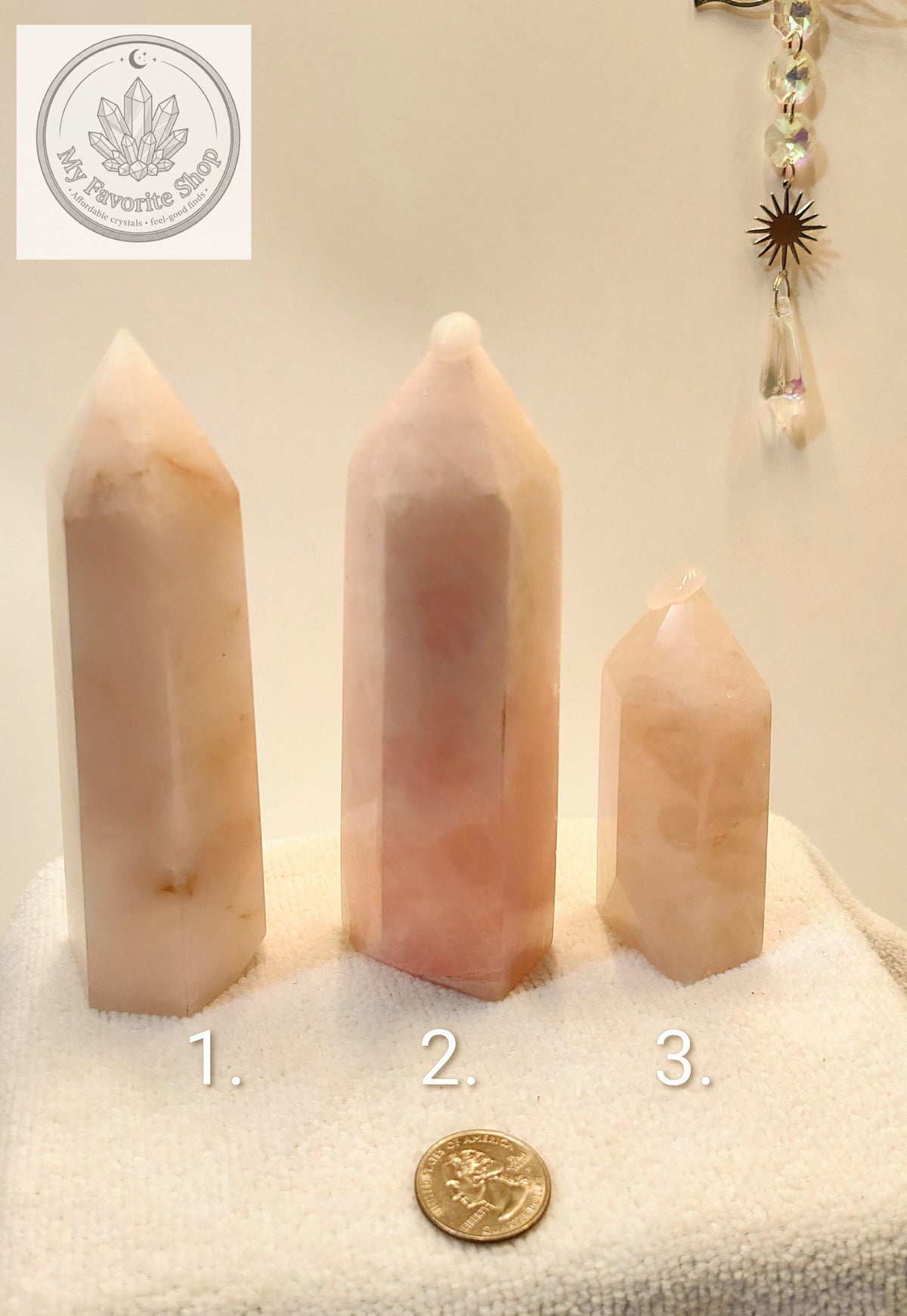 Rose Quartz Crystal Towers / Generators 🌸