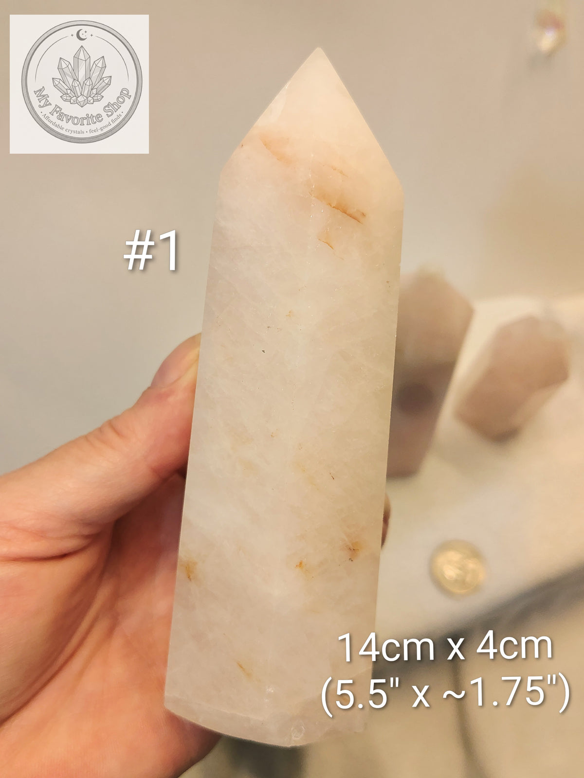 Rose Quartz Crystal Towers / Generators 🌸