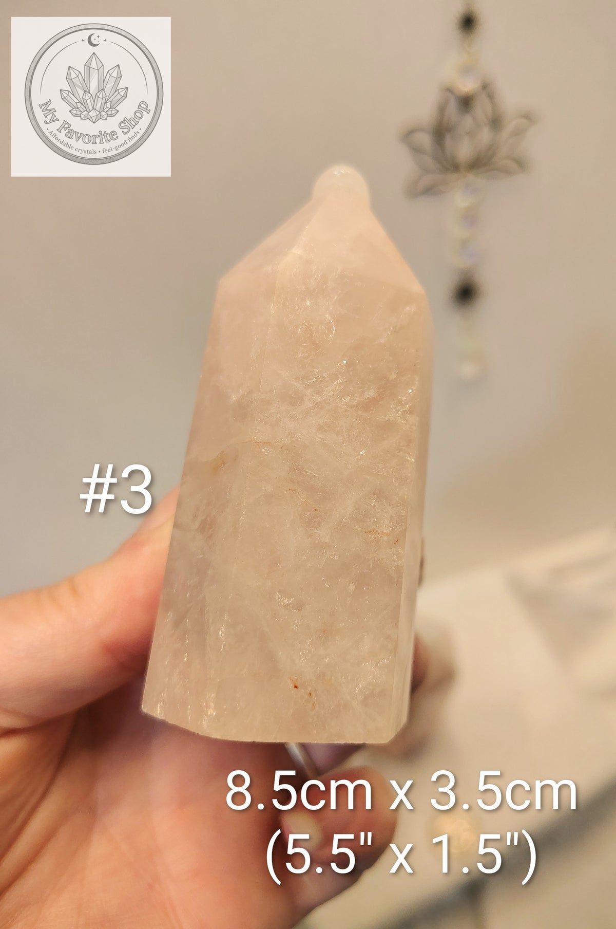 Rose Quartz Crystal Towers / Generators 🌸