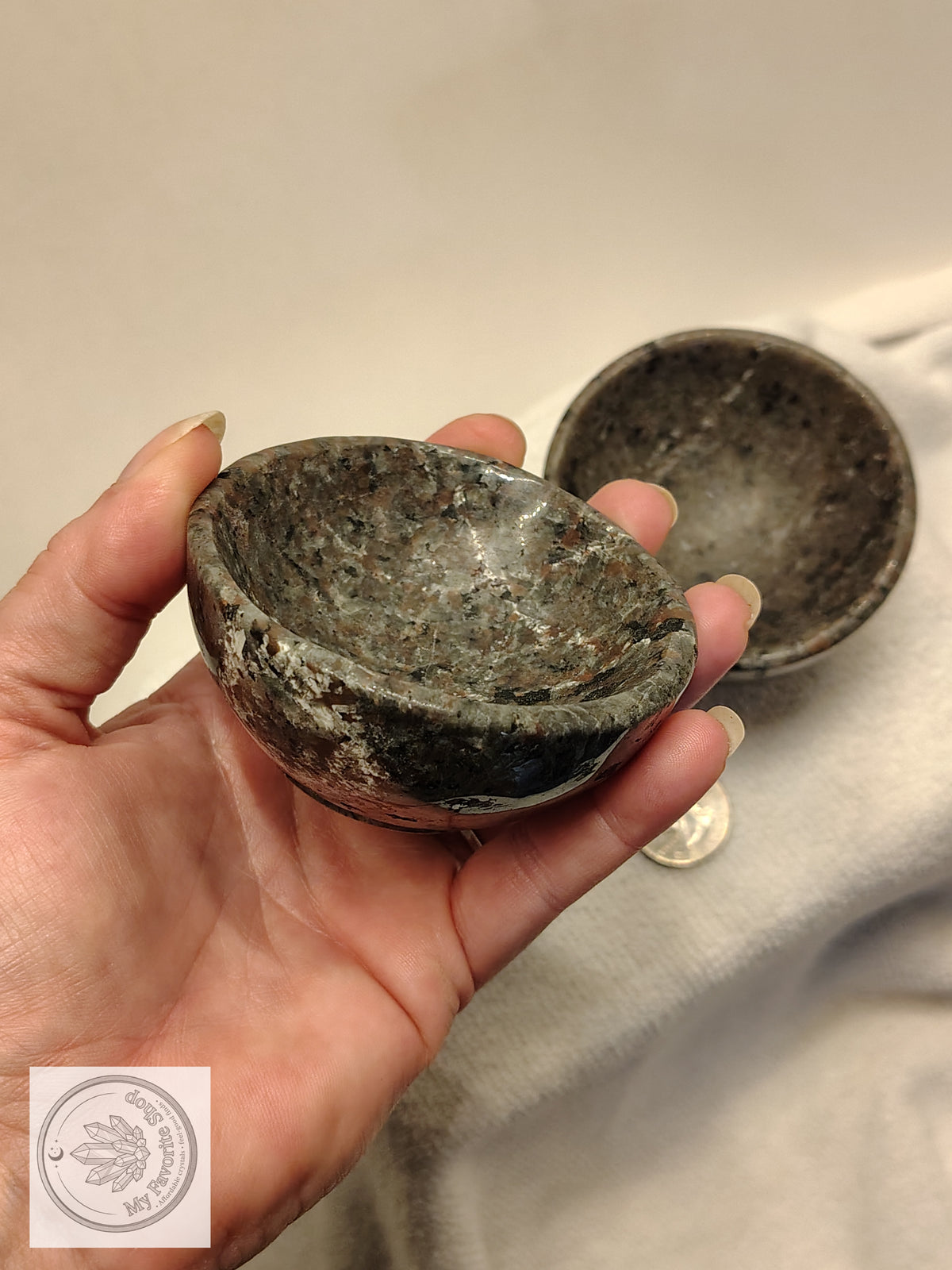 Hand-Carved Emberlite Bowls | UV-Reactive Stone