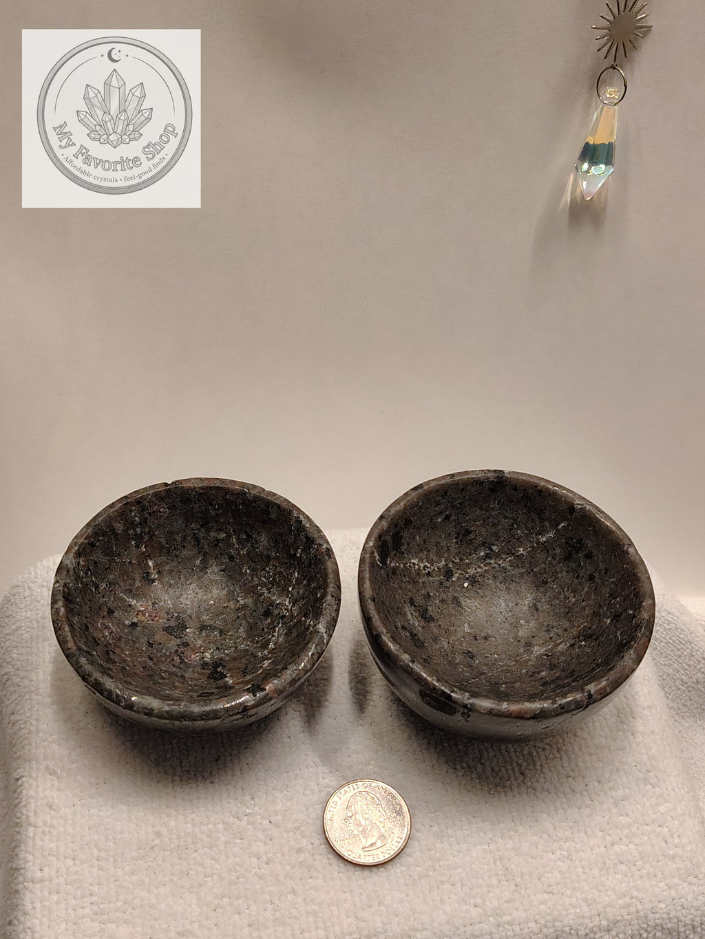 Hand-Carved Emberlite Bowls | UV-Reactive Stone