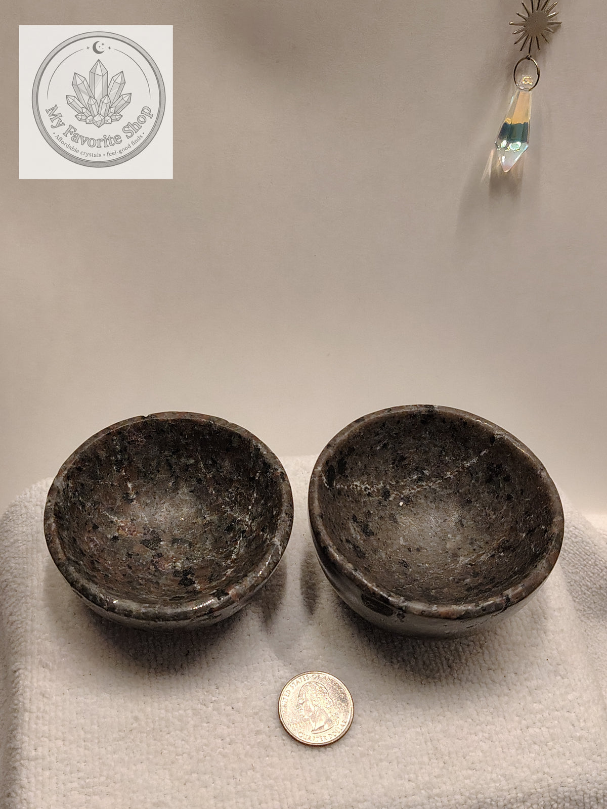 Hand-Carved Emberlite Bowls | UV-Reactive Stone