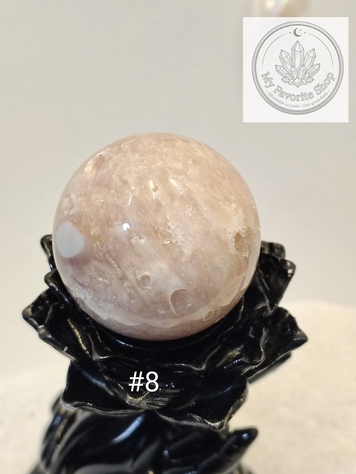 High-Quality Pink Amethyst Spheres – Choose Your Exact Piece