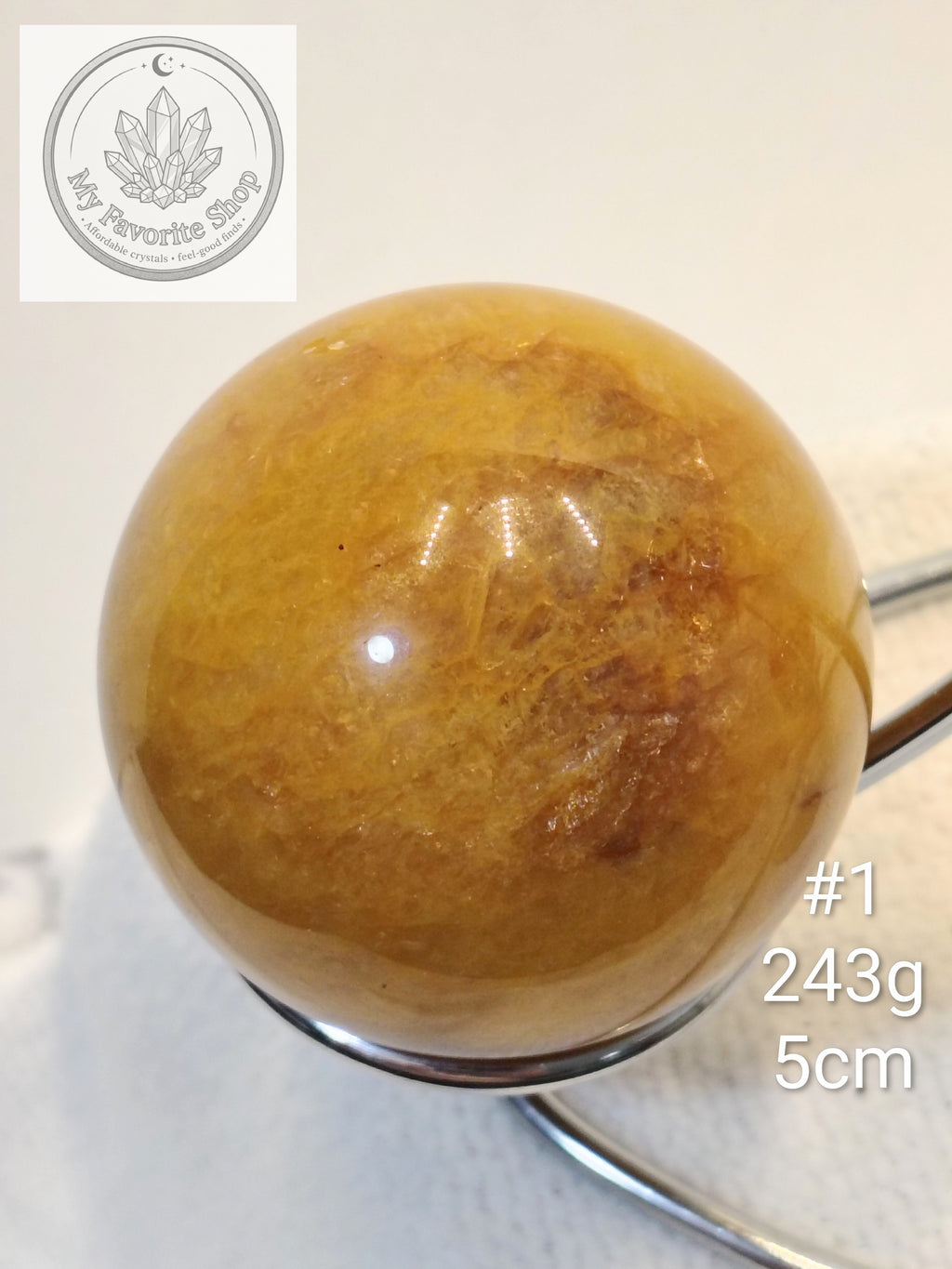 Golden Healer with Fire Quartz (Hematoid) Spheres
