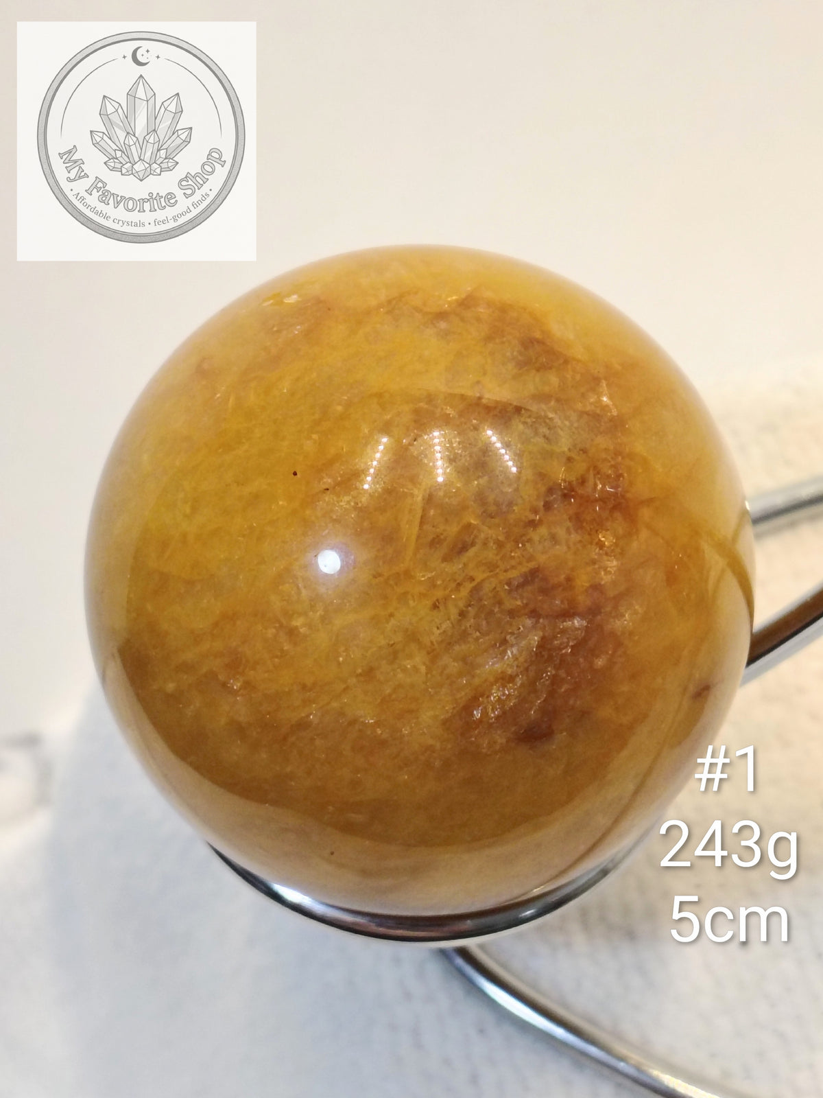 Golden Healer with Fire Quartz (Hematoid) Spheres
