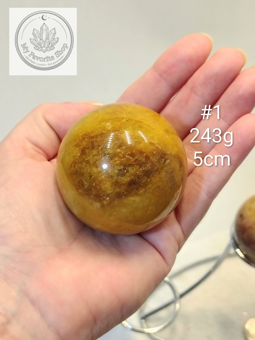 Golden Healer with Fire Quartz (Hematoid) Spheres