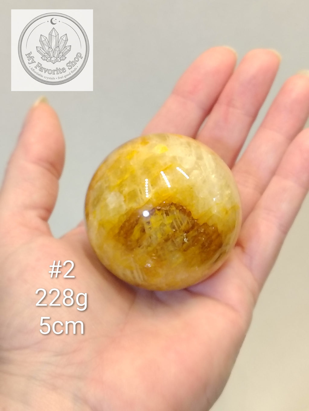 Golden Healer with Fire Quartz (Hematoid) Spheres