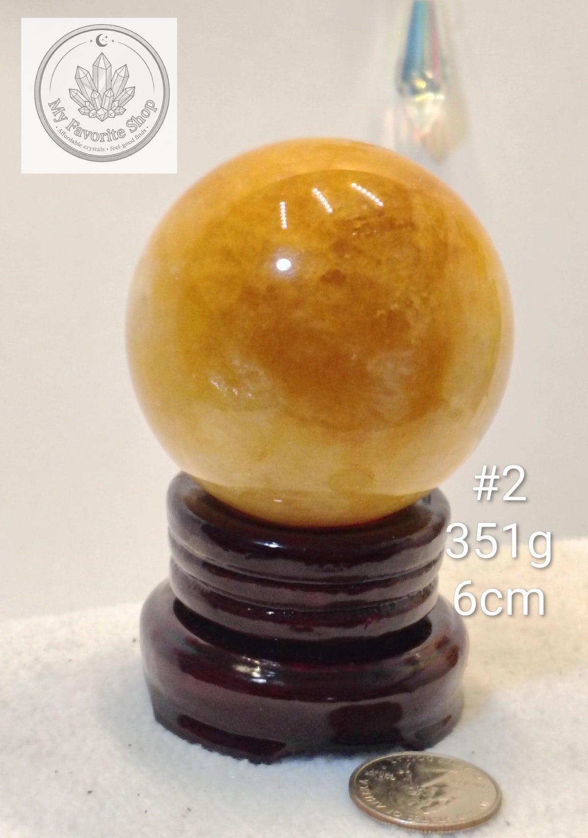 High-Grade Golden Healer Quartz Spheres ✨