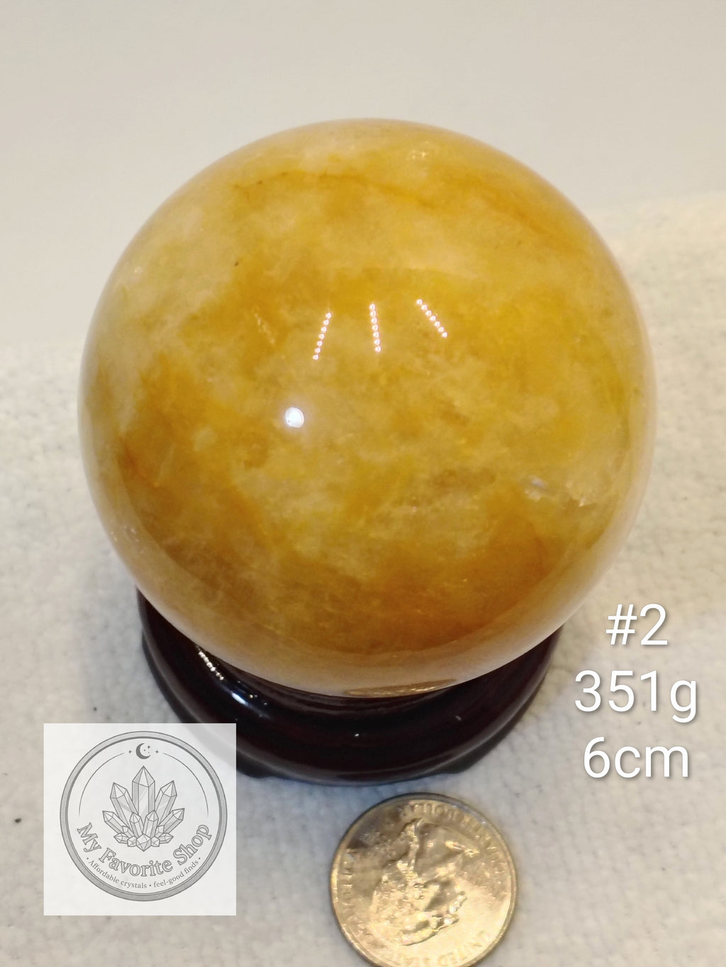 High-Grade Golden Healer Quartz Spheres ✨