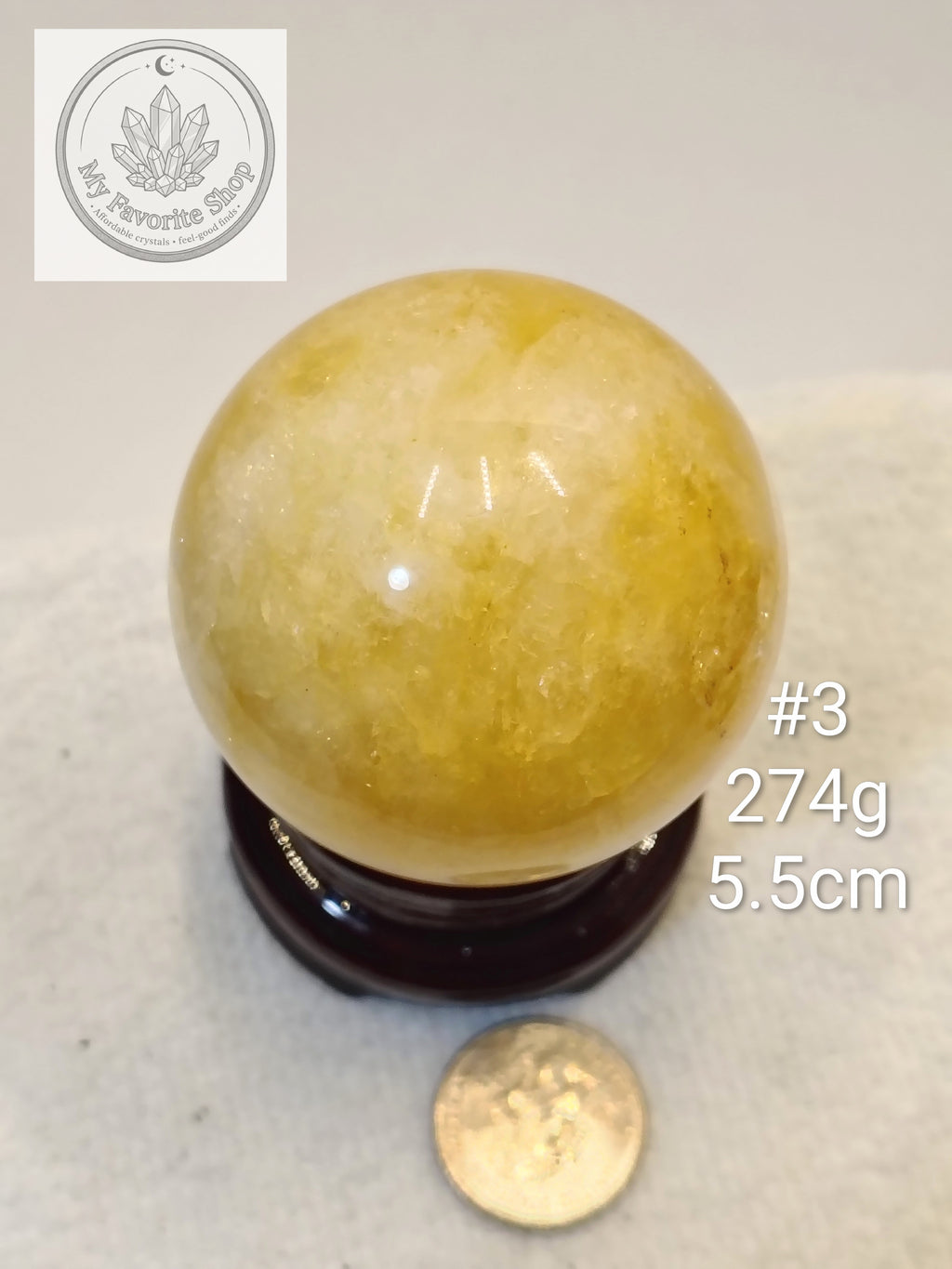 High-Grade Golden Healer Quartz Spheres ✨