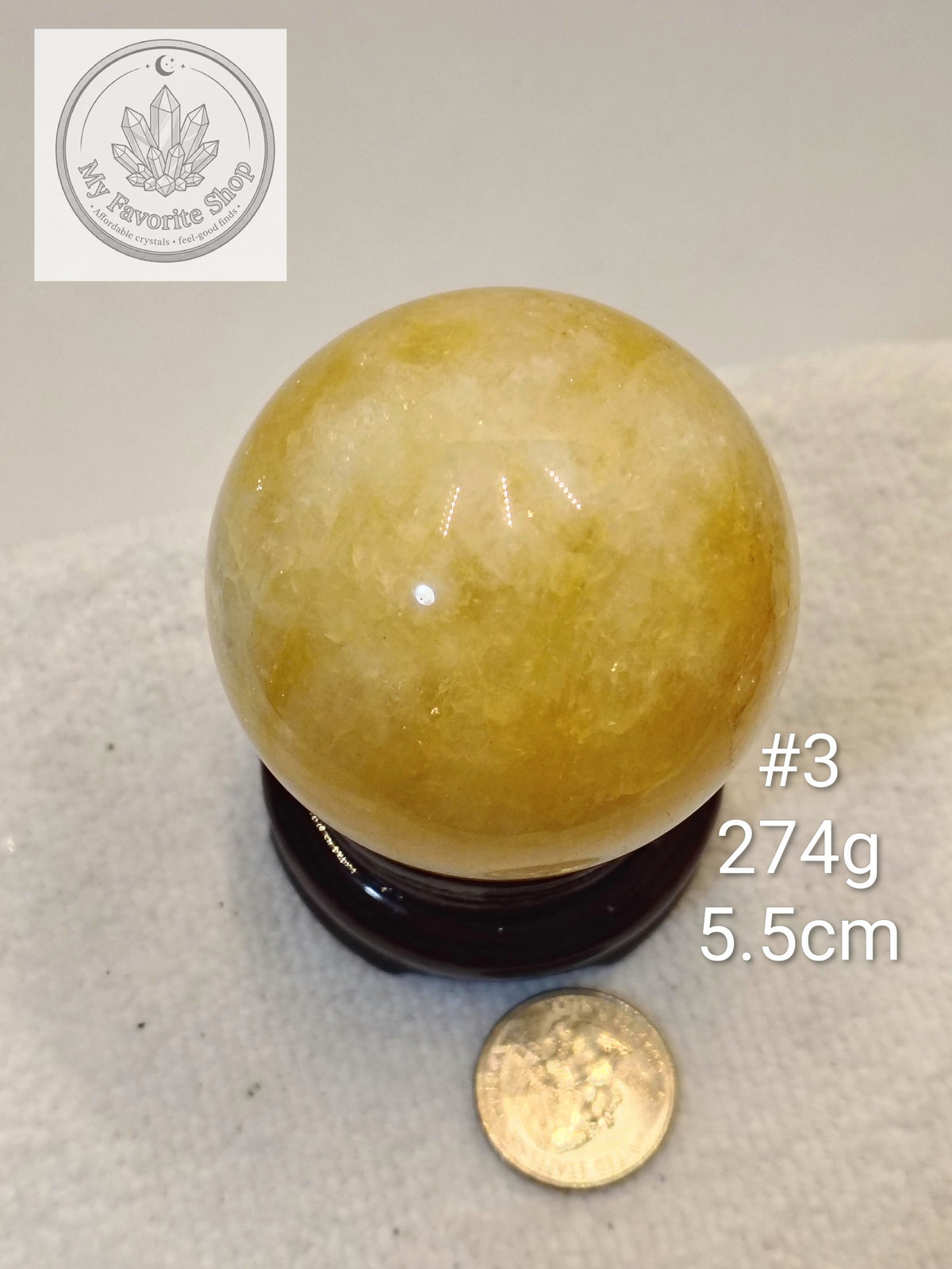 High-Grade Golden Healer Quartz Spheres ✨
