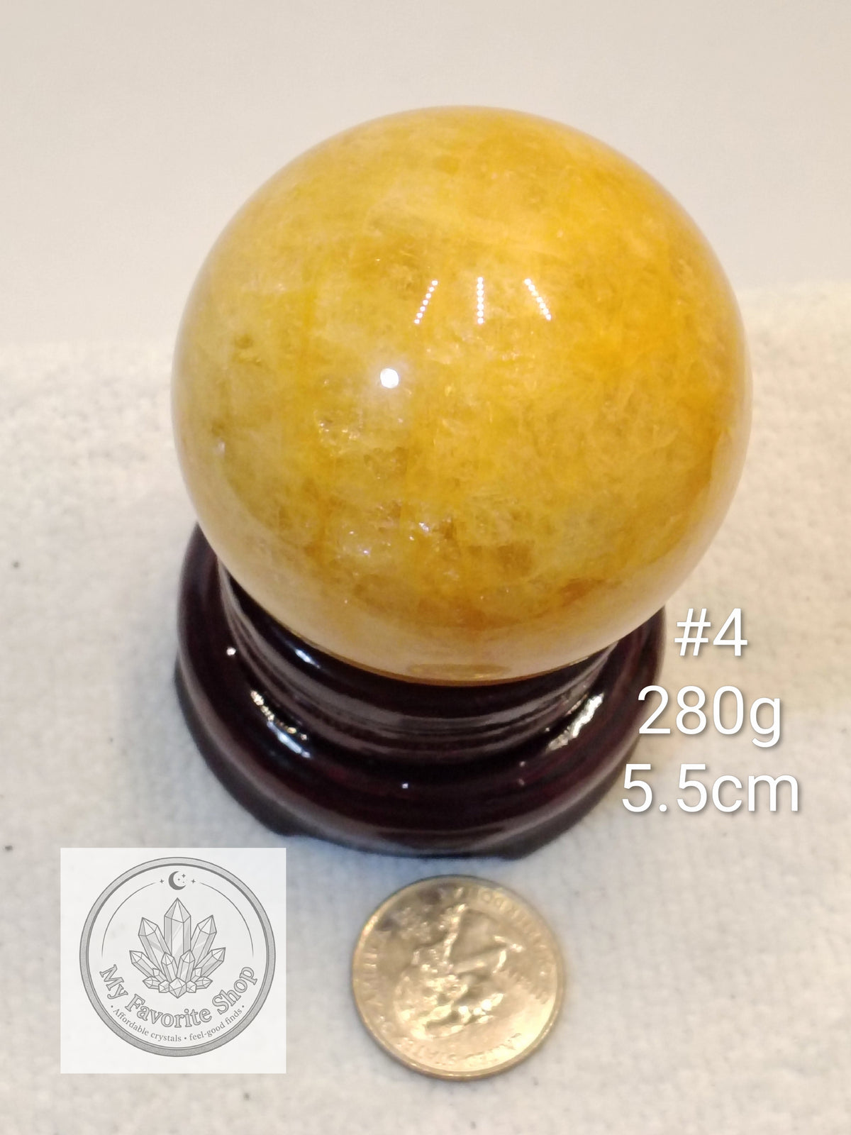 High-Grade Golden Healer Quartz Spheres ✨