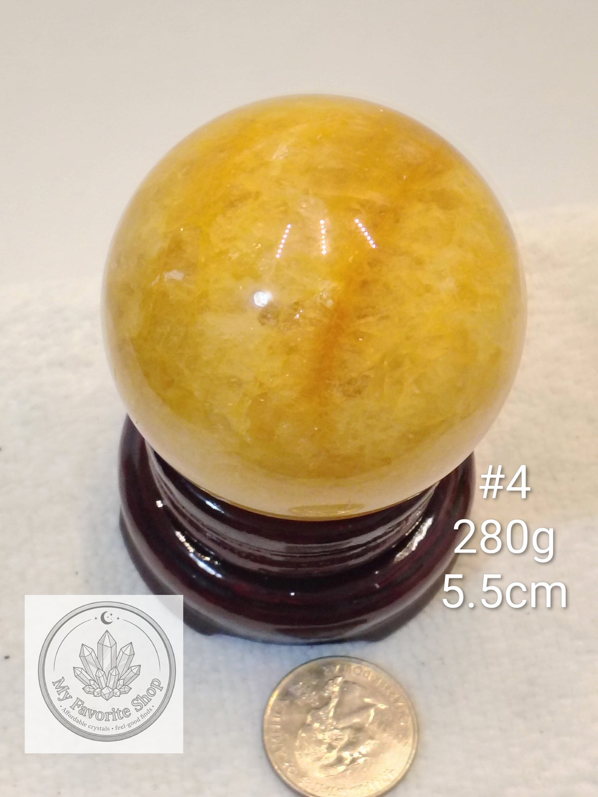 High-Grade Golden Healer Quartz Spheres ✨