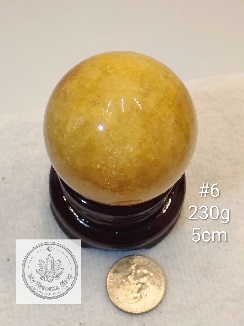High-Grade Golden Healer Quartz Spheres ✨