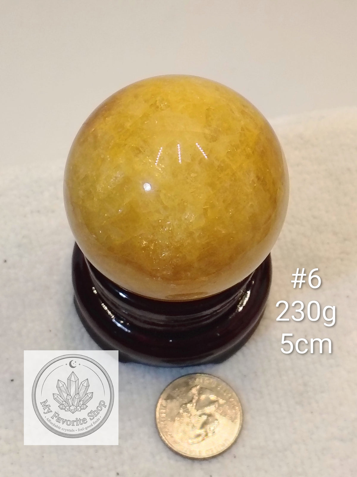 High-Grade Golden Healer Quartz Spheres ✨