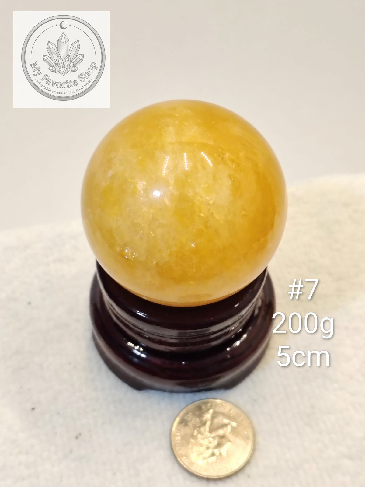 High-Grade Golden Healer Quartz Spheres ✨
