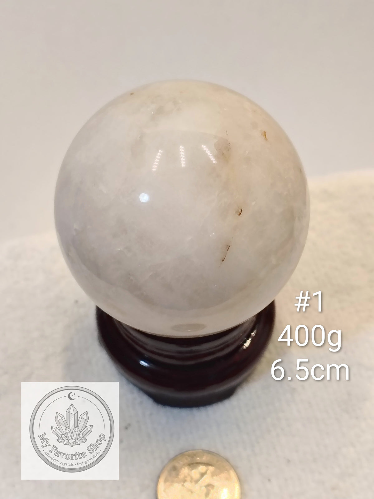 Natural Golden Healer Quartz Spheres